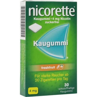 NICORETTE Kaugummi 4 mg freshfruit