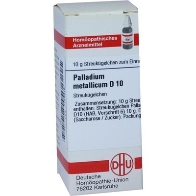 PALLADIUM METALLICUM D 10 Globuli