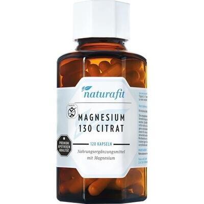 NATURAFIT Magnesium 130 Citr Kapseln