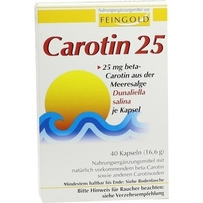 CAROTIN 25 Feingold Kapseln CAROTIN 25 Feingold Kapseln