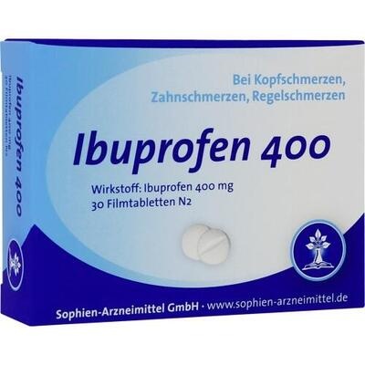 IBUPROFEN Sophien 400 Filmtabletten IBUPROFEN Sophien 400 Filmtabletten