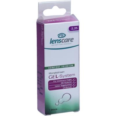 LENSCARE GEL-System Monatslinse -2,25 dpt