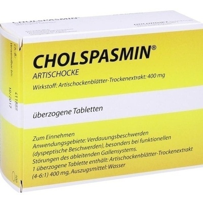 CHOLSPASMIN Artischocke überzogene Tabletten CHOLSPASMIN Artischocke überzogene Tabletten