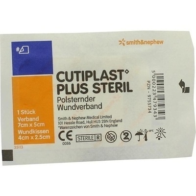 CUTIPLAST Plus steril 5x7 cm Verband CUTIPLAST Plus steril 5x7 cm Verband