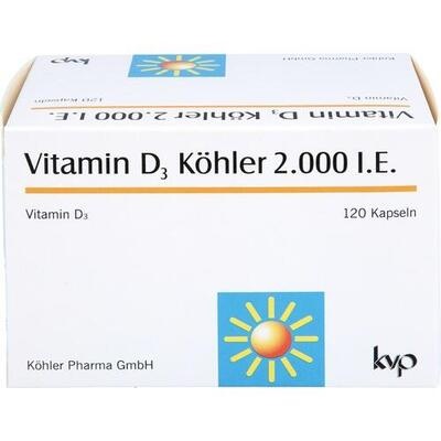 VITAMIN D3 KÖHLER 2.000 I.E. Kapseln