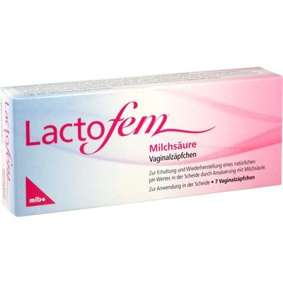 LACTOFEM Milchsäure Vaginalzäpfchen LACTOFEM Milchsäure Vaginalzäpfchen