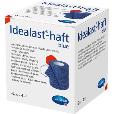 IDEALAST-haft color Binde 6 cmx4 m blau