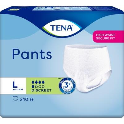 TENA PANTS Discreet L 95-125 cm Einweghose