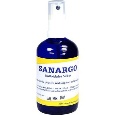 SANARGO kolloidales Silber Sprühflasche