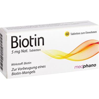 BIOTIN 5 mg Nat.Tabletten