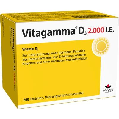 VITAGAMMA D3 2.000 I.E. Vitamin D3 NEM Tabletten