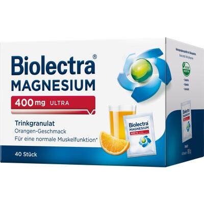 BIOLECTRA Magnesium 400 mg ultra Trinkgran.Orange