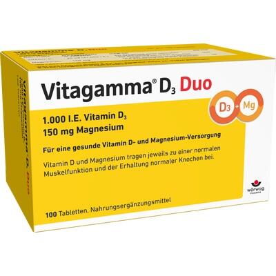 VITAGAMMA D3 Duo 1.000 I.E Vit.D3 150mg Magnes.NEM