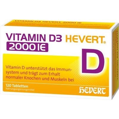 VITAMIN D3 HEVERT 2.000 I.E. Tabletten