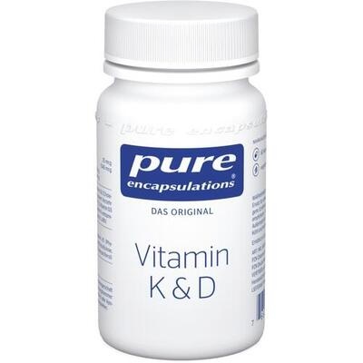 PURE ENCAPSULATIONS Vitamin K & D Kapseln