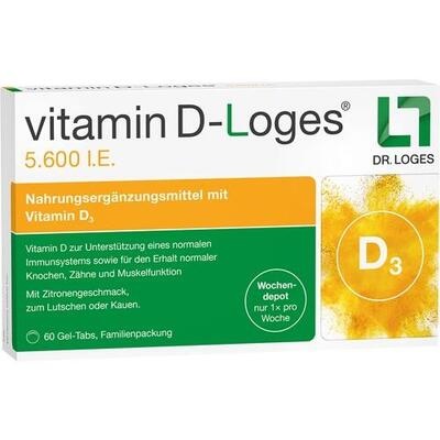 VITAMIN D-LOGES 5.600 I.E. Wo.Depot Kautabl.Fam.Pa