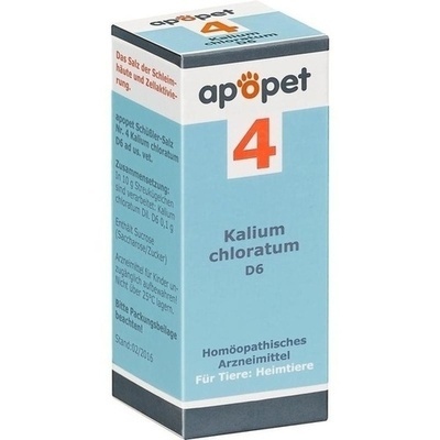 APOPET Schüßler-Salz Nr.4 Kalium chlor.D 6 vet.