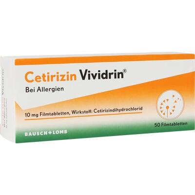 CETIRIZIN Vividrin 10 mg Filmtabletten CETIRIZIN Vividrin 10 mg Filmtabletten