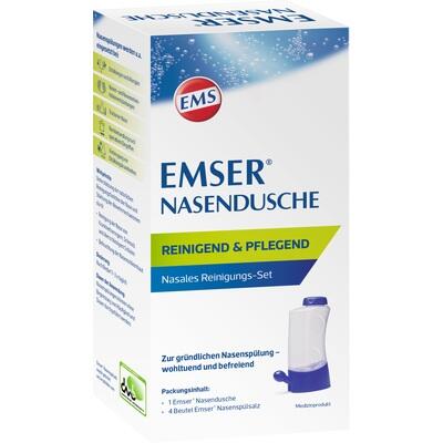 EMSER Nasendusche mit 4 Btl.Nasenspülsalz EMSER Nasendusche mit 4 Btl.Nasenspülsalz