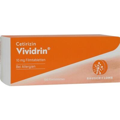 CETIRIZIN Vividrin 10 mg Filmtabletten CETIRIZIN Vividrin 10 mg Filmtabletten