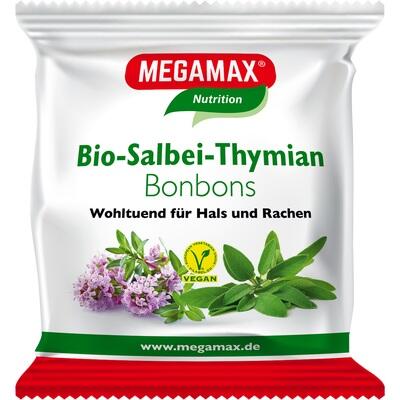 MEGAMAX Bio Salbei-Thymian Bonbons MEGAMAX Bio Salbei-Thymian Bonbons