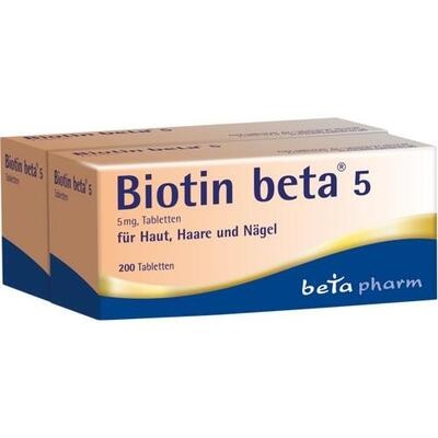 BIOTIN BETA 5 Tabletten
