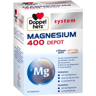 DOPPELHERZ Magnesium 400 Depot system Tabletten