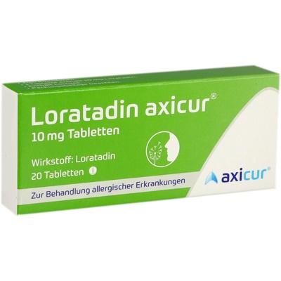 LORATADIN axicur 10 mg Tabletten LORATADIN axicur 10 mg Tabletten