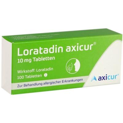 LORATADIN axicur 10 mg Tabletten LORATADIN axicur 10 mg Tabletten