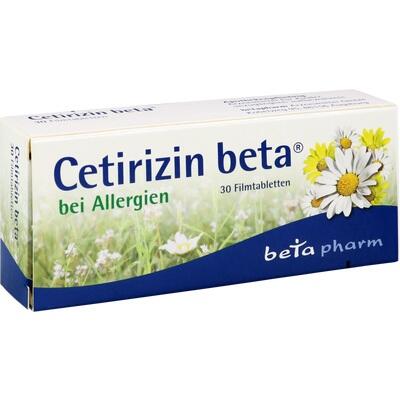 CETIRIZIN beta Filmtabletten CETIRIZIN beta Filmtabletten