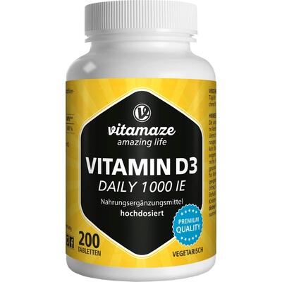 VITAMIN D3 1.000 I.E. daily vegetarisch Tabletten