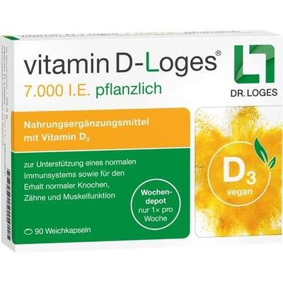 VITAMIN D-LOGES 7.000 I.E. pflanzlich Wochendepot
