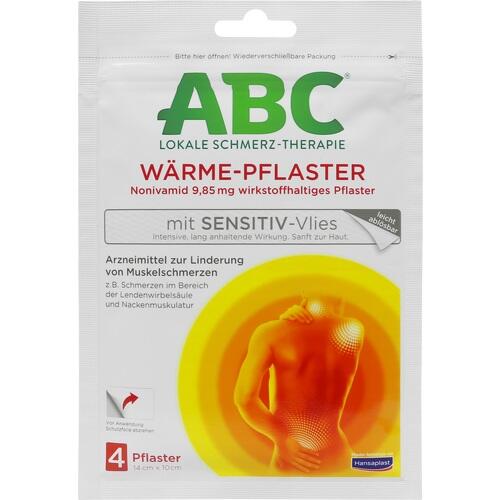 ABC Wärme-Pflaster sensitive Hansaplast med Plaster