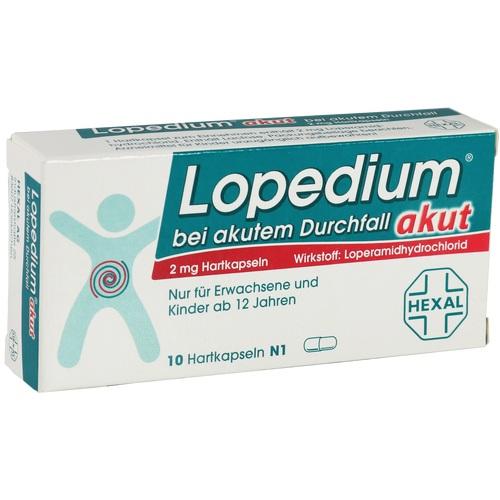 Lopedium akut bei akutem Durchfall Kapseln