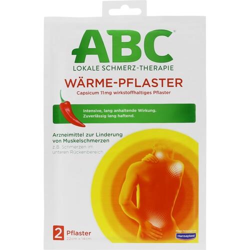ABC Wärme-Pflaster Capsicum Hansaplast med 22 x 14 cm