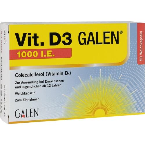 VIT. D3 GALEN 1000 I.E. Weichkapseln