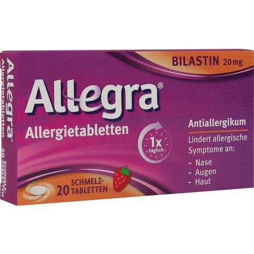 Allegra Allergietabletten 20 mg Schmelztabletten