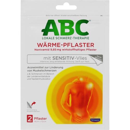 ABC Wärme-Pflaster mit Sensitiv-Vlies Pflaster