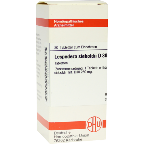 Verpackungsbild(Packshot) von LESPEDEZA SIEBOLDII D 30 Tabletten