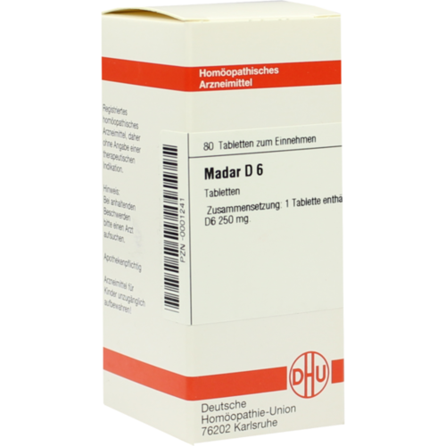 Verpackungsbild(Packshot) von MADAR D 6 Tabletten