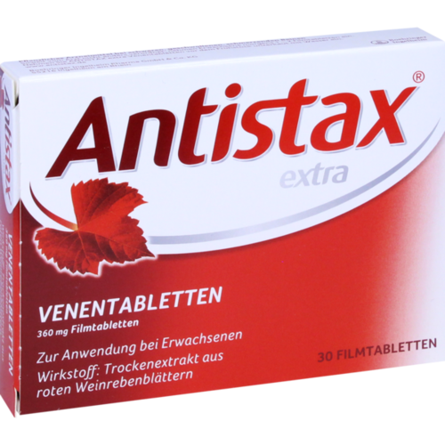Verpackungsbild(Packshot) von ANTISTAX extra Venentabletten