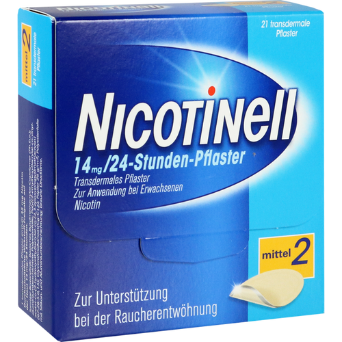 Verpackungsbild(Packshot) von NICOTINELL 14 mg/24-Stunden-Pflaster 35mg