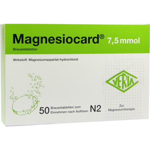 Verpackungsbild(Packshot) von MAGNESIOCARD 7,5 mmol Brausetabletten