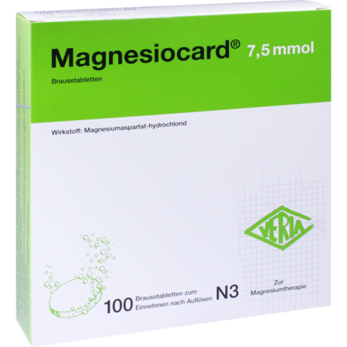 Verpackungsbild(Packshot) von MAGNESIOCARD 7,5 mmol Brausetabletten