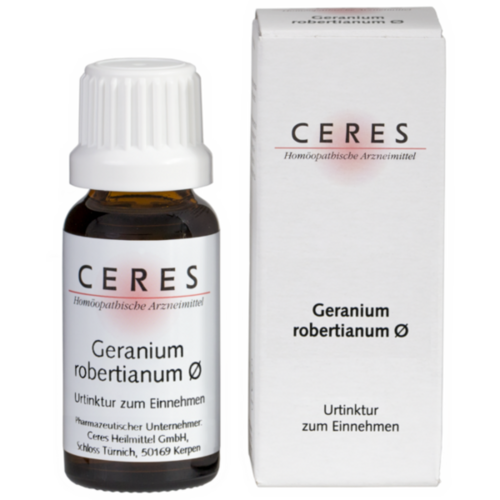 Verpackungsbild(Packshot) von CERES Geranium robertianum Urtinktur