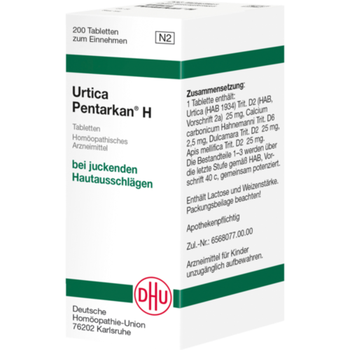 Verpackungsbild(Packshot) von URTICA PENTARKAN H Tabletten