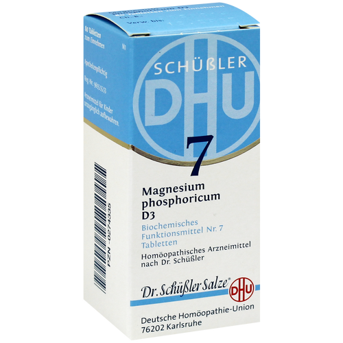Verpackungsbild(Packshot) von BIOCHEMIE DHU 7 Magnesium phosphoricum D 3 Tabl.