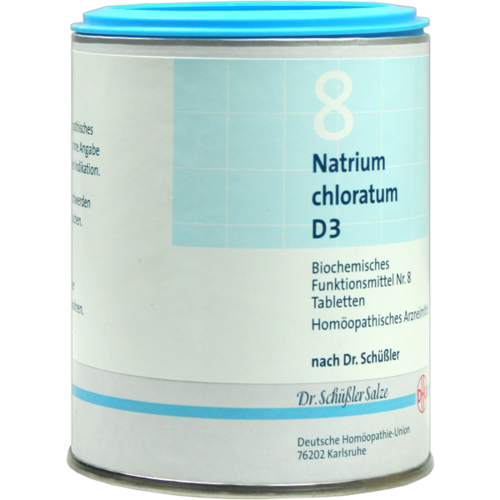 Verpackungsbild(Packshot) von BIOCHEMIE DHU 8 Natrium chloratum D 3 Tabletten