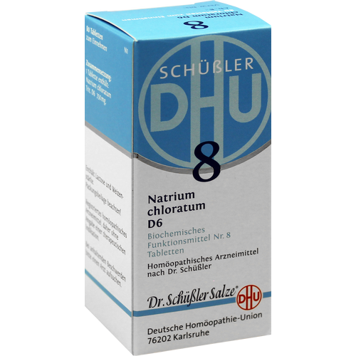 Verpackungsbild(Packshot) von BIOCHEMIE DHU 8 Natrium chloratum D 6 Tabletten