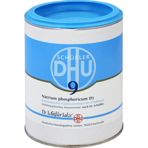 Verpackungsbild(Packshot) von BIOCHEMIE DHU 9 Natrium phosphoricum D 3 Tabletten